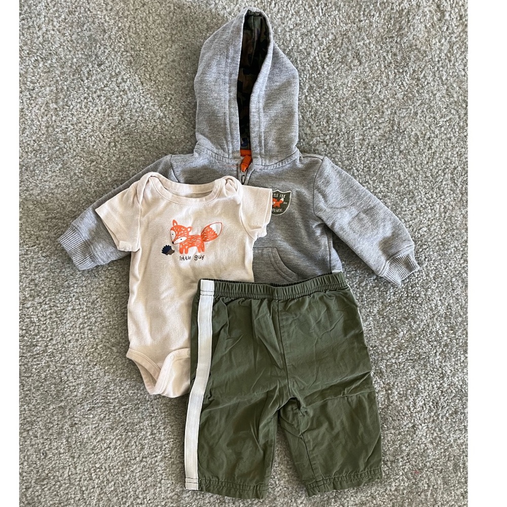 Three Piece 3-6m Set